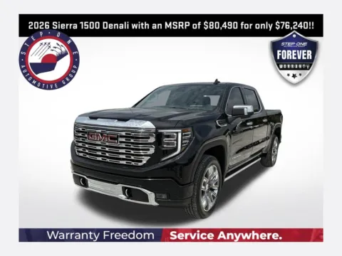 Black 2026 GMC Sierra 1500 Denali for sale in Pensacola, FL