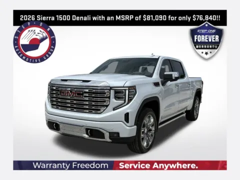 White 2026 GMC Sierra 1500 Denali for sale in Pensacola, FL