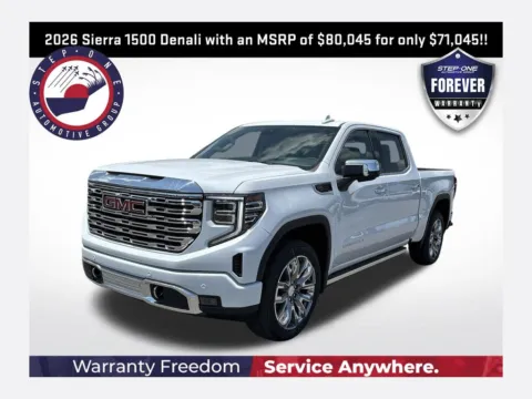 White 2026 GMC Sierra 1500 Denali for sale in Pensacola, FL
