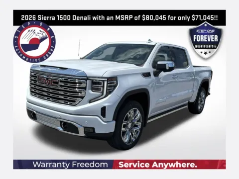 White 2026 GMC Sierra 1500 Denali for sale in Pensacola, FL
