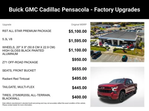 More photos of 2026 Chevrolet Silverado 1500 RST at Step One Cadillac Buick GMC Pensacola, FL