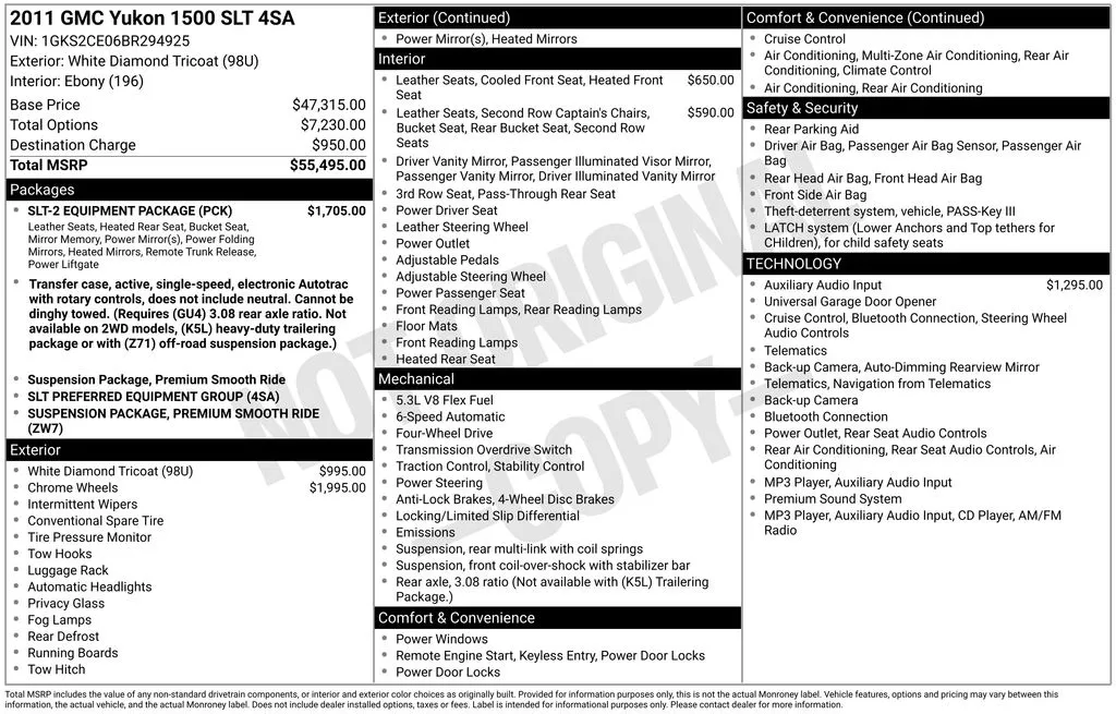 2011 GMC Yukon SLT for sale in Pensacola, FL