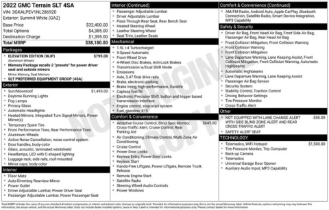 Photos of 2022 GMC Terrain SLT for sale in Pensacola, FL at Step One Cadillac Buick GMC Pensacola