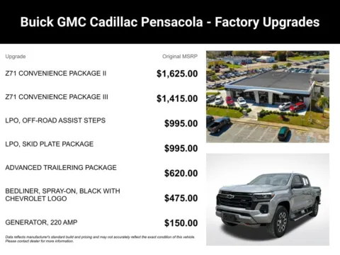 More photos of 2023 Chevrolet Colorado Z71 at Step One Cadillac Buick GMC Pensacola, FL
