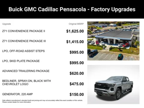 More photos of 2023 Chevrolet Colorado Z71 at Step One Cadillac Buick GMC Pensacola, FL