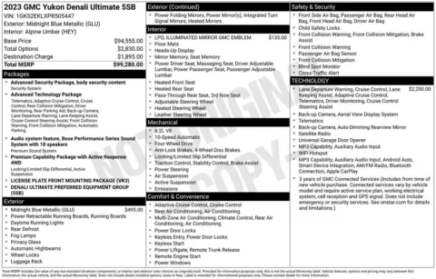 Photos of 2023 GMC Yukon Denali Ultimate for sale in Pensacola, FL at Step One Cadillac Buick GMC Pensacola