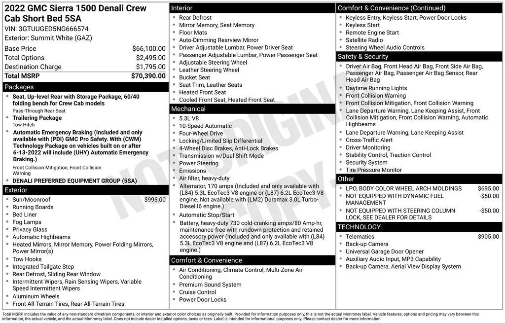 2022 GMC Sierra 1500 Denali for sale in Pensacola, FL