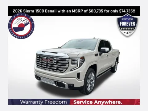 White 2026 GMC Sierra 1500 Denali for sale in Pensacola, FL