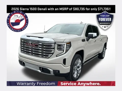 White 2026 GMC Sierra 1500 Denali for sale in Pensacola, FL