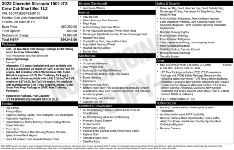 Unknown 2023 Chevrolet Silverado 1500 LTZ for sale in Pensacola, FL