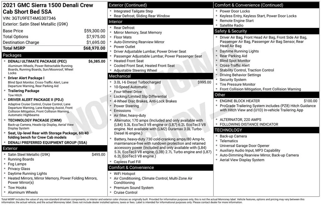 2021 GMC Sierra 1500 Denali for sale in Pensacola, FL