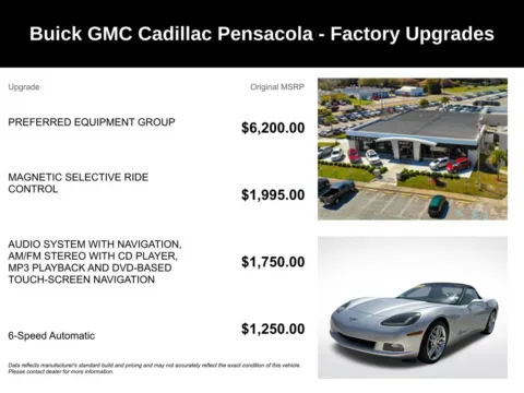 More photos of 2010 Chevrolet Corvette at Step One Cadillac Buick GMC Pensacola, FL