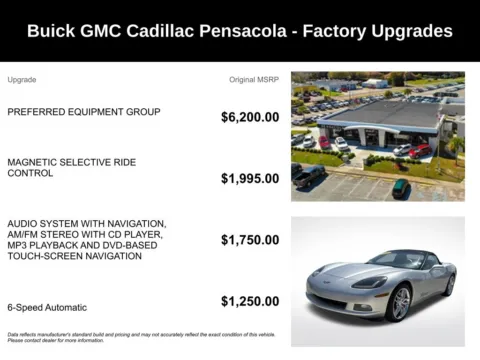 More photos of 2010 Chevrolet Corvette at Step One Cadillac Buick GMC Pensacola, FL