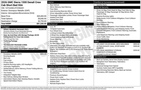 Blue 2026 GMC Sierra 1500 Denali for sale in Pensacola, FL