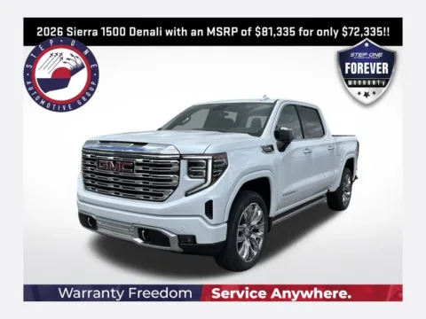 White 2026 GMC Sierra 1500 Denali for sale in Pensacola, FL