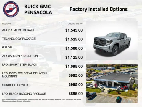 Another view of 2026 GMC Sierra 1500 AT4 for sale in Pensacola, FL at Step One Cadillac Buick GMC Pensacola