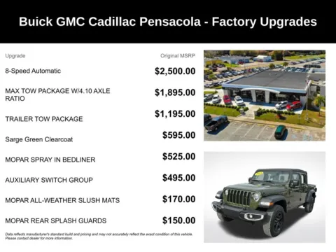 More photos of 2023 Jeep Gladiator Sport at Step One Cadillac Buick GMC Pensacola, FL