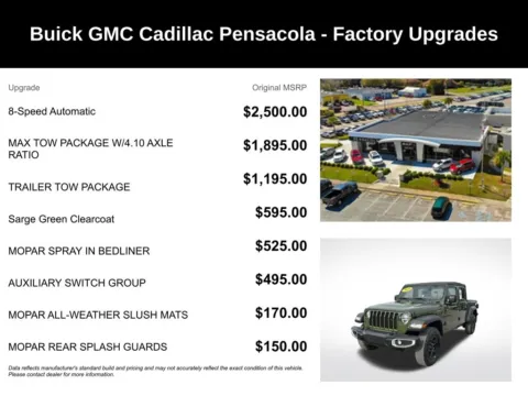 More photos of 2023 Jeep Gladiator Sport at Step One Cadillac Buick GMC Pensacola, FL