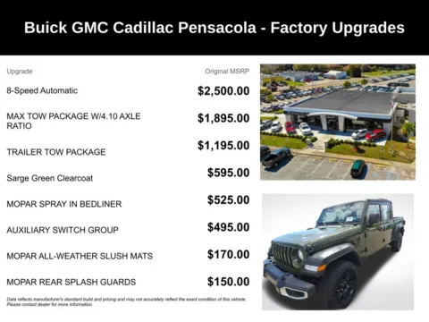 More photos of 2023 Jeep Gladiator Sport at Step One Cadillac Buick GMC Pensacola, FL