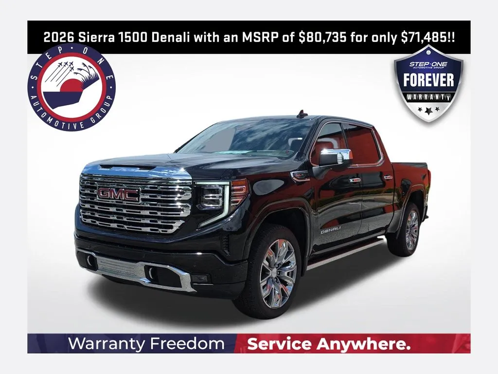 Black 2026 GMC Sierra 1500 Denali for sale in Pensacola, FL