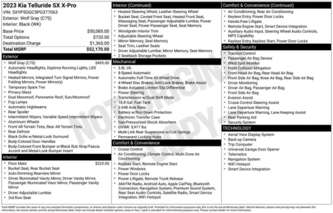 Gray 2023 Kia Telluride SX X-Pro for sale in Pensacola, FL