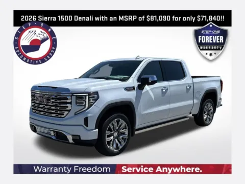 White 2026 GMC Sierra 1500 Denali for sale in Pensacola, FL