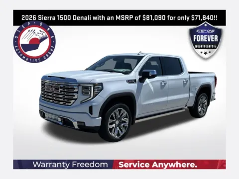 White 2026 GMC Sierra 1500 Denali for sale in Pensacola, FL