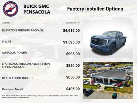 Another view of 2026 GMC Sierra 1500 Elevation for sale in Pensacola, FL at Step One Cadillac Buick GMC Pensacola