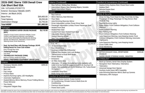 Blue 2026 GMC Sierra 1500 Denali for sale in Pensacola, FL