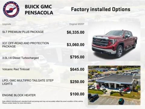 Another view of 2026 GMC Sierra 1500 SLT for sale in Pensacola, FL at Step One Cadillac Buick GMC Pensacola