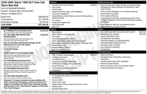 Red 2026 GMC Sierra 1500 SLT for sale in Pensacola, FL