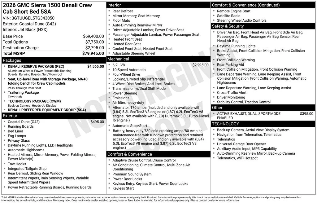 2026 GMC Sierra 1500 Denali for sale in Pensacola, FL