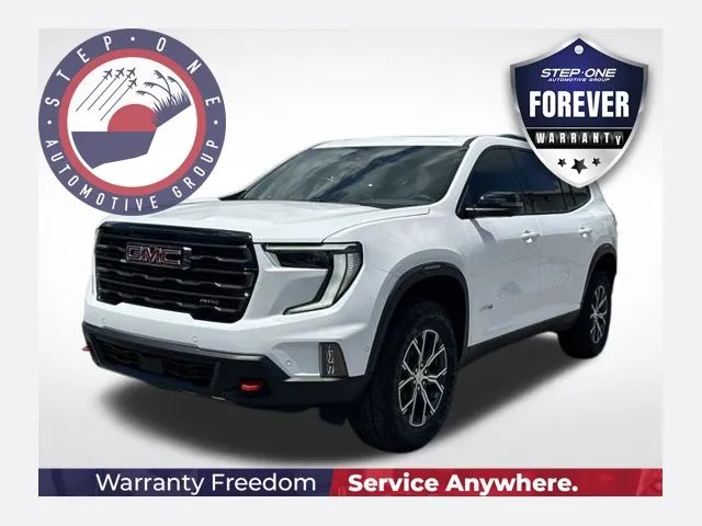 White 2026 GMC Acadia AT4 for sale in Pensacola, FL