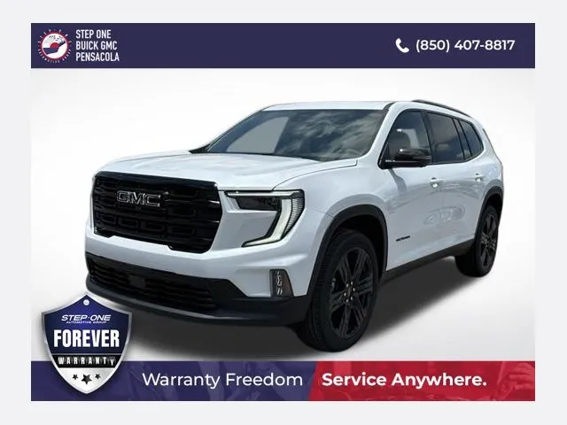White 2026 GMC Acadia Elevation for sale in Pensacola, FL