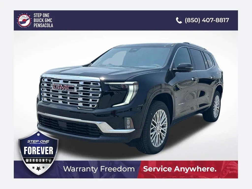 Black 2026 GMC Acadia Denali for sale in Pensacola, FL