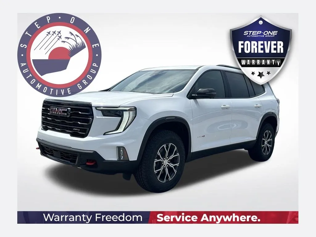 White 2026 GMC Acadia AT4 for sale in Pensacola, FL