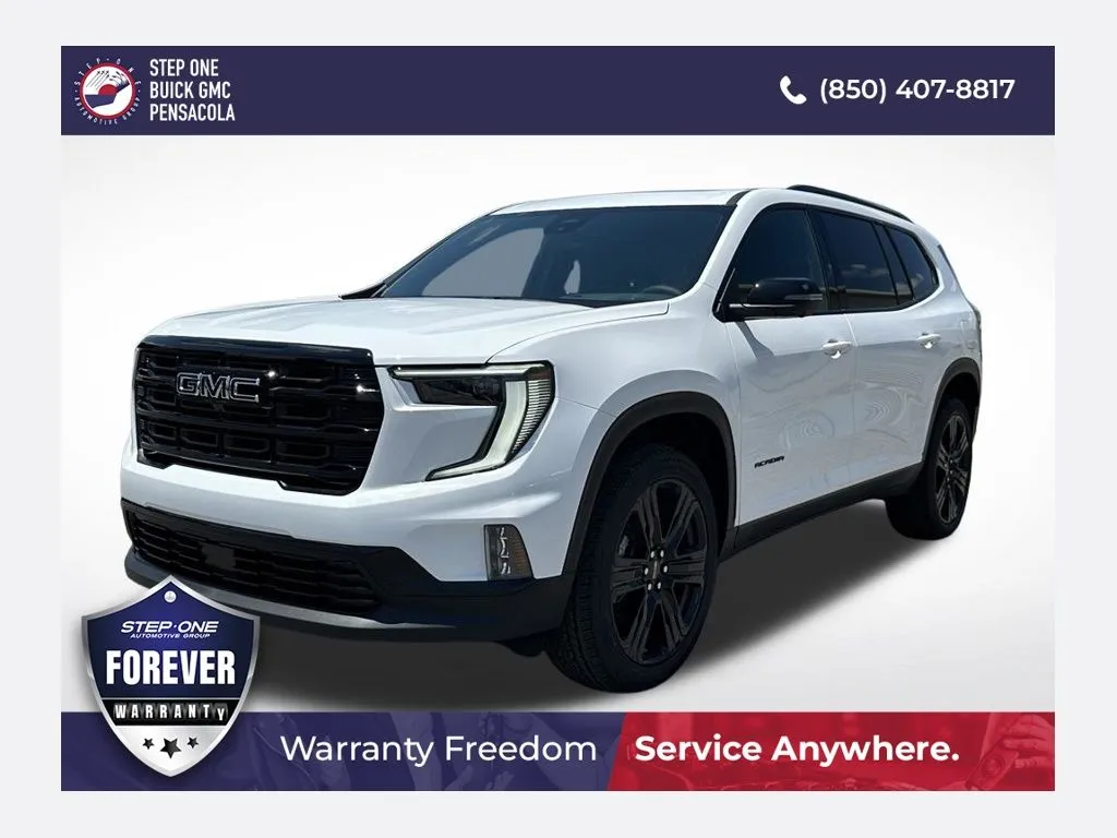 White 2026 GMC Acadia Elevation for sale in Pensacola, FL
