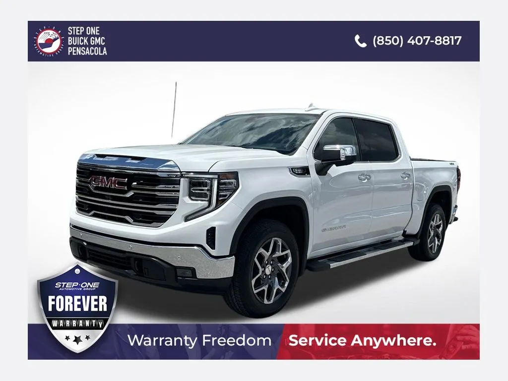 White 2026 GMC Sierra 1500 SLT for sale in Pensacola, FL