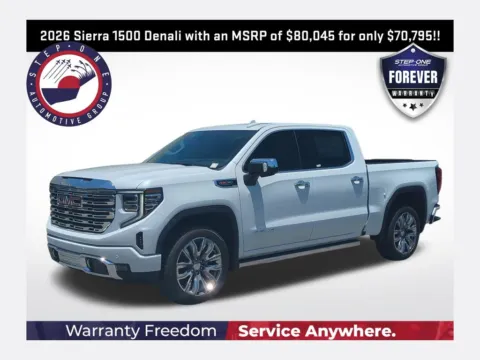 White 2026 GMC Sierra 1500 Denali for sale in Pensacola, FL