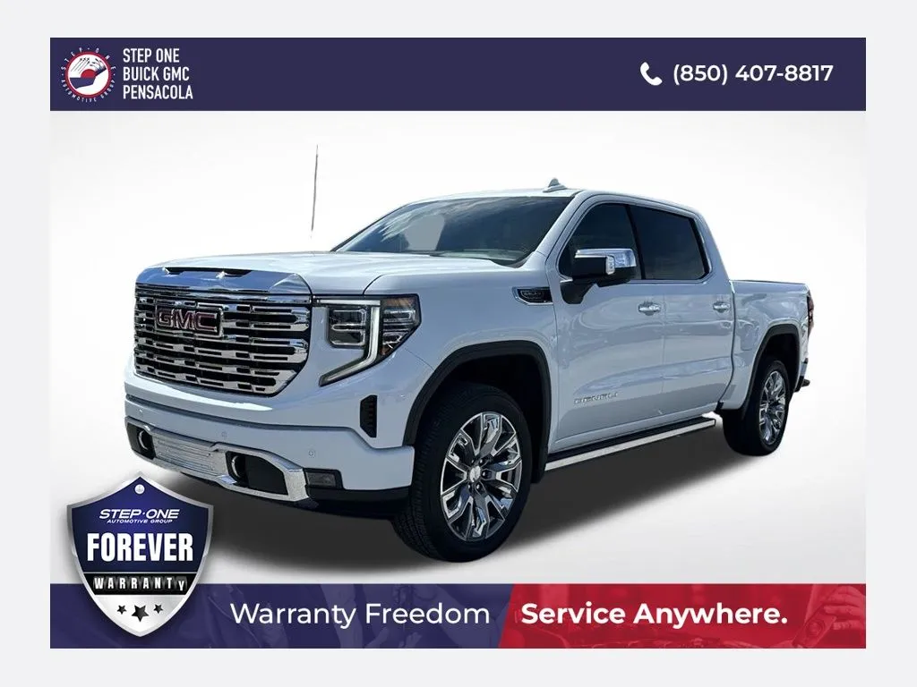 White 2026 GMC Sierra 1500 Denali for sale in Pensacola, FL