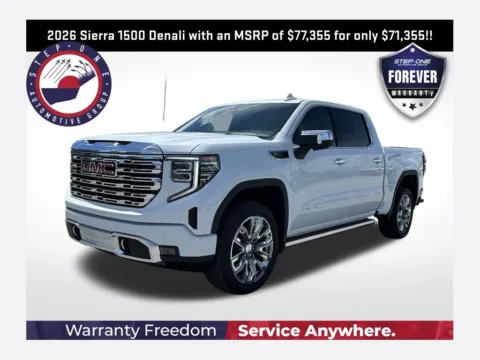 White 2026 GMC Sierra 1500 Denali for sale in Pensacola, FL