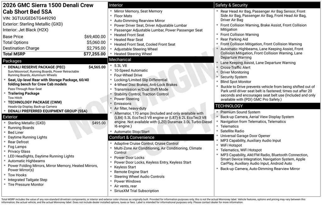 2026 GMC Sierra 1500 Denali for sale in Pensacola, FL