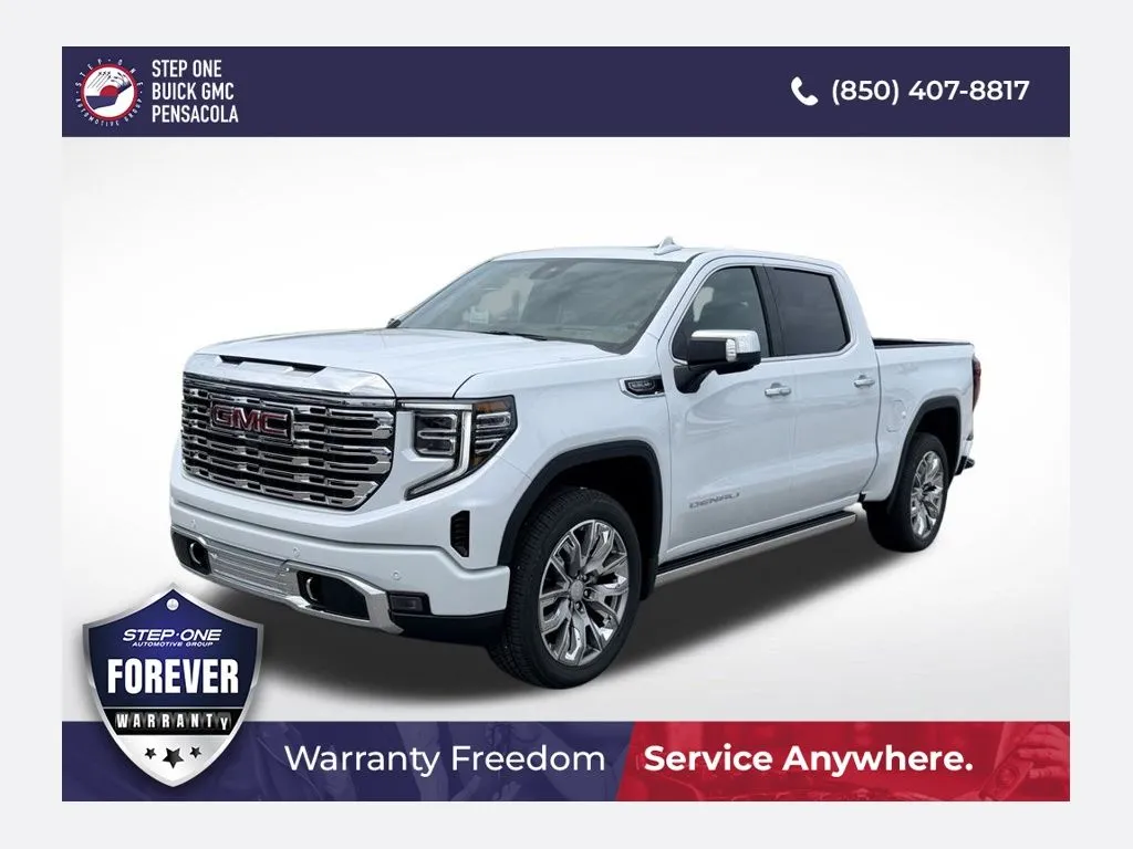 White 2026 GMC Sierra 1500 Denali for sale in Pensacola, FL