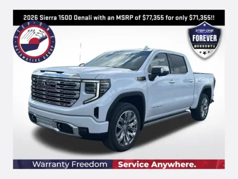 White 2026 GMC Sierra 1500 Denali for sale in Pensacola, FL