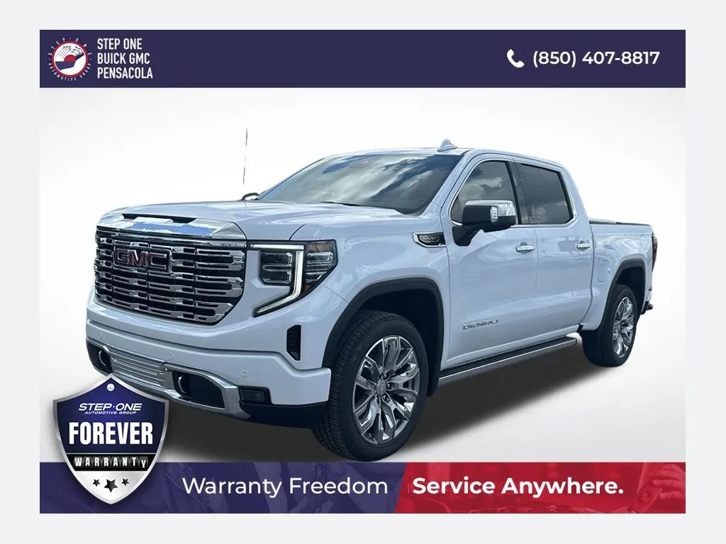 White 2026 GMC Sierra 1500 Denali for sale in Pensacola, FL