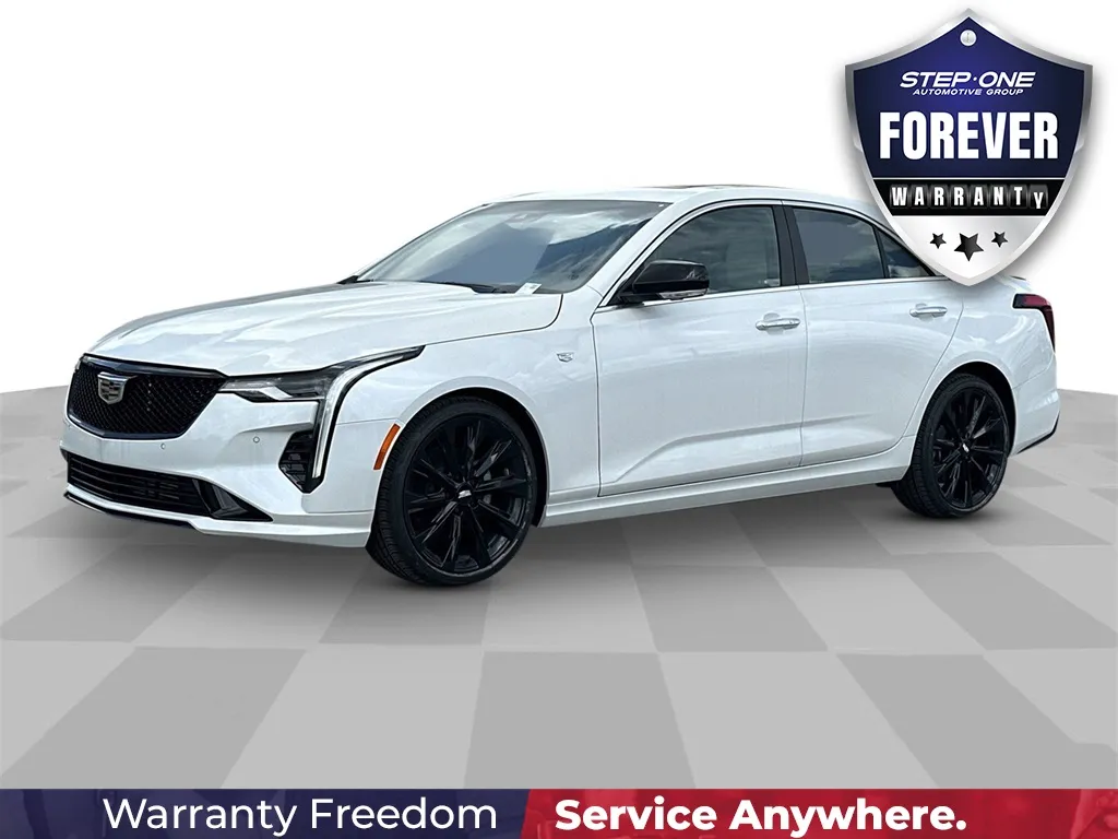 White 2025 Cadillac CT4 Premium Luxury for sale in Pensacola, FL