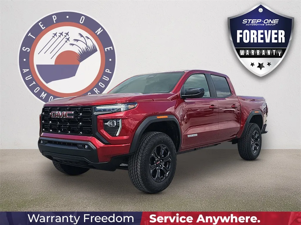Red 2025 GMC Canyon Elevation for sale in Pensacola, FL