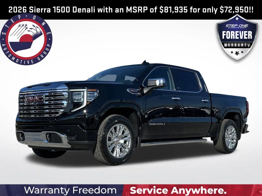 Black 2026 GMC Sierra 1500 Denali for sale in Pensacola, FL
