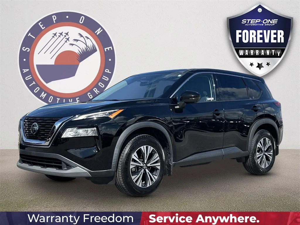 Black 2021 Nissan Rogue SV for sale in Pensacola, FL