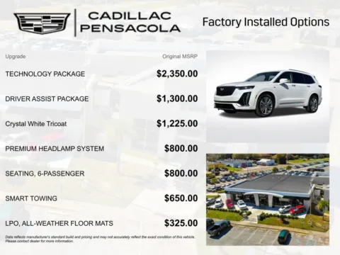 Another view of 2025 Cadillac XT6 Premium Luxury for sale in Pensacola, FL at Step One Cadillac Buick GMC Pensacola